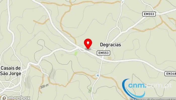 Ponto Ctt -  Mapa - Degracias
