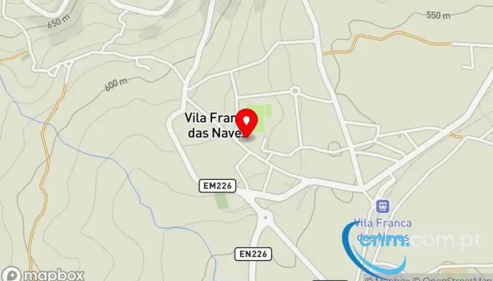 Ponto Ctt -  Mapa - Vila Franca Das Naves