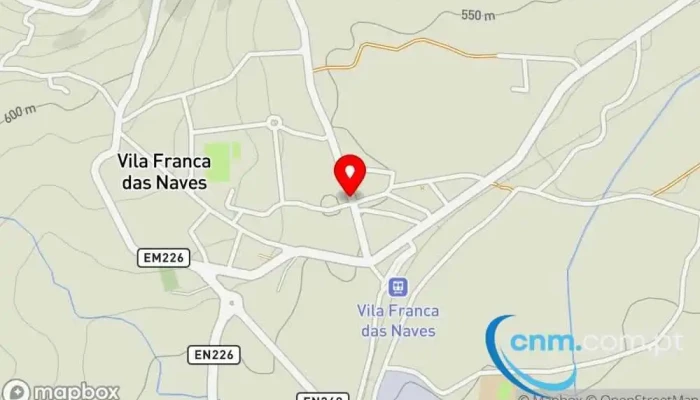 Ponto Ctt -  Mapa - Vila Franca Das Naves