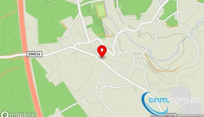 mapa de Ponto CTT São Vicente de Pereira Correios em São Vicente de Pereira Jusã