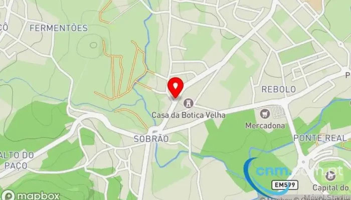 mapa de Ponto Pack InPost Serviço de entregas expresso em Meixomil