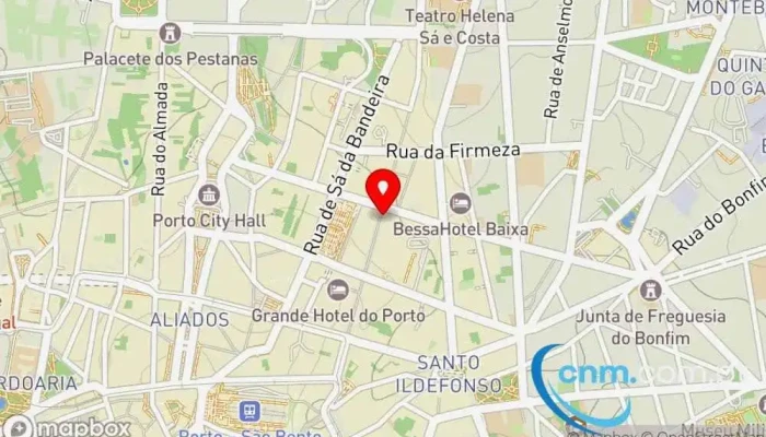 mapa de Post Box Correios em Porto