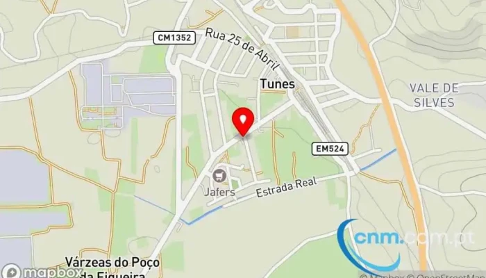mapa de Post Office Correios em Tunes