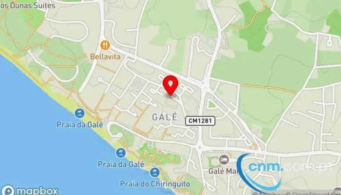 mapa de Postbox / mailbox / correio Correios em Guia