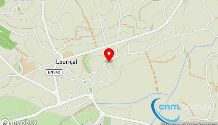 mapa de Posto Correios Correio em Louriçal