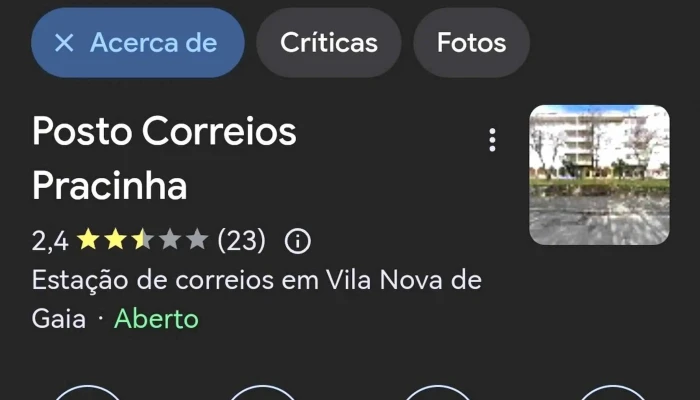 Posto Correios Pracinha -  Correios - Vila Nova De Gaia