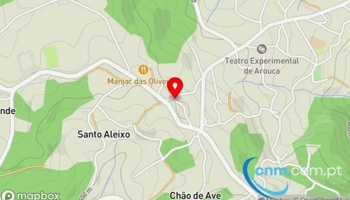 mapa de Posto CTT Chave Correios em Praça de São Tiago