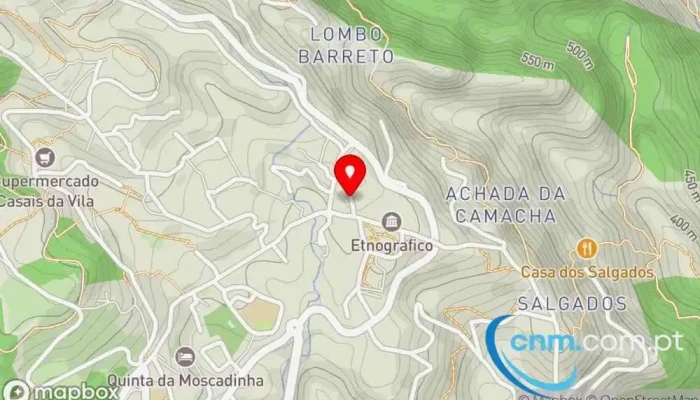 mapa de Posto de Correios da Camacha  em Camacha