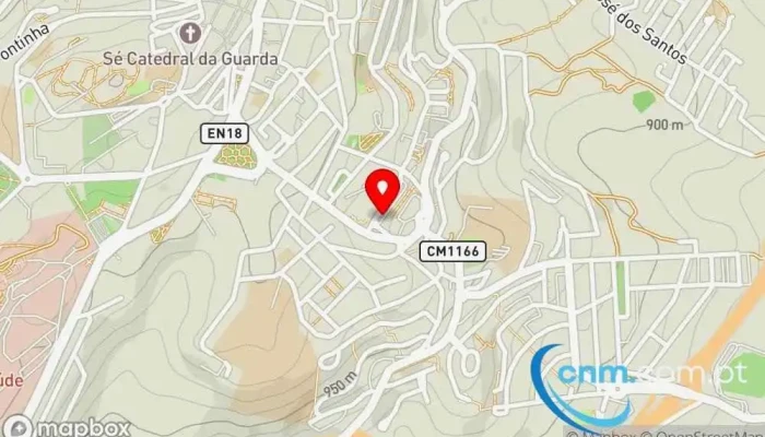 Posto De Correios Da Guarda -  Mapa - Guarda