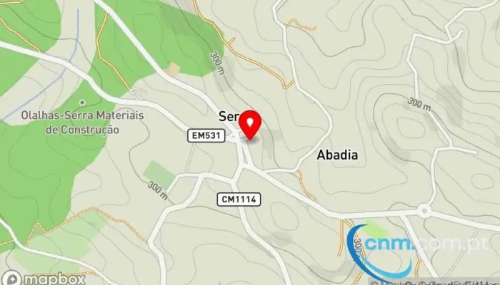 Posto De Correios Da Serra -  Mapa - Adro