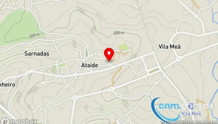 Posto De Correios De Ataide Mapa - Vila Meã