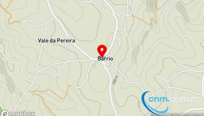 mapa de Posto de Correios de Bárrio Correios em Bárrio