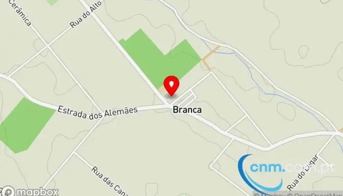 Posto De Correios De Branca -  Mapa - Rua Da Igreja