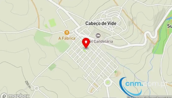 mapa de Posto de Correios de Cabeço de Vide Correios em Cabeço de Vide