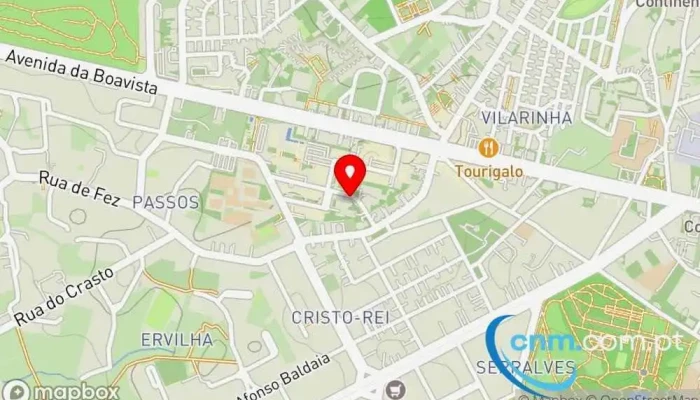 mapa de Posto de Correios de Garcia da Horta Correios em Porto