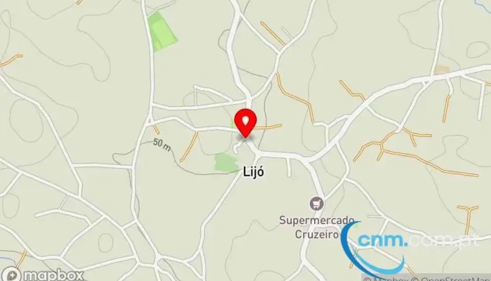 Posto De Correios De Lijo Mapa - Lijó