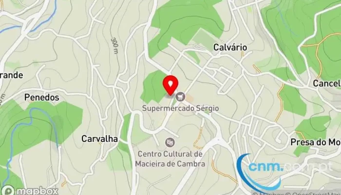 mapa de Posto de Correios de Macieira de Cambra  em Macieira de Cambra
