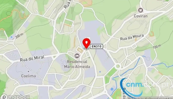 Posto De Correios De Pevidem -  Mapa - S. Jorge De Selho
