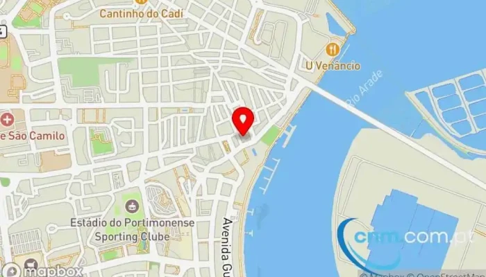 mapa de Posto de Correios de Portimão Correios em Portimão