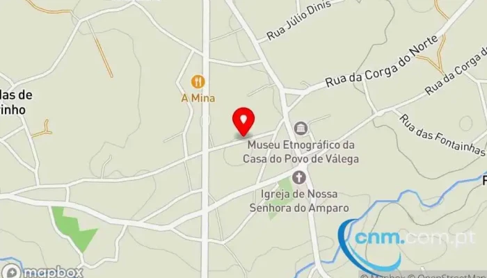 mapa de posto de correios de Válega Correio em Válega
