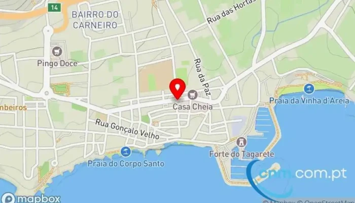 mapa de Posto de Correios de Vila Franca do Campo Correios em Vila Franca Do Campo