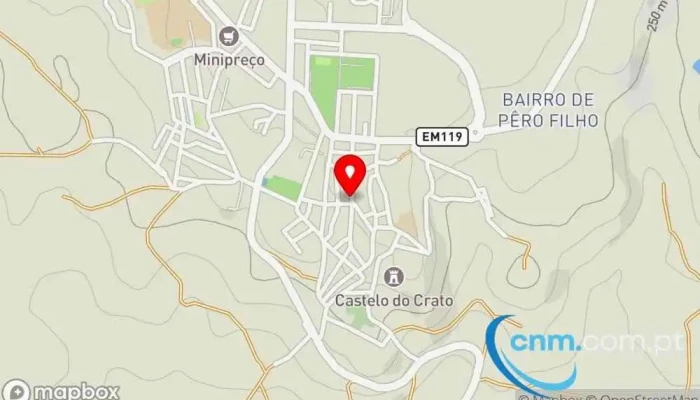 mapa de Posto de Correios do Crato Correios em Crato
