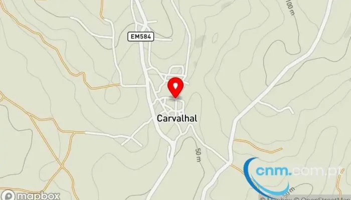mapa de Posto de Correios Correios em Leiria