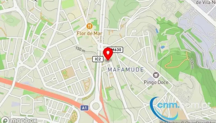 mapa de Posto de Correios Santo Ovídio Correios em Vila Nova de Gaia