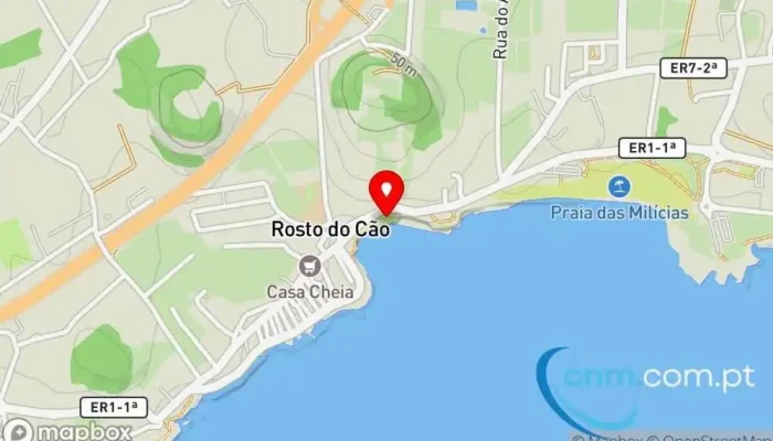 mapa de Praia de São Roque Parque em São Roque