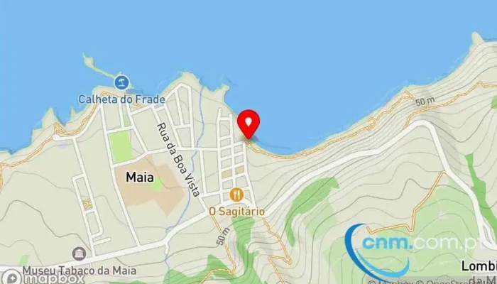 Praia Do Calhau Da Maia -  Mapa - Maia