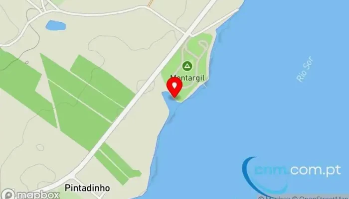 Praia Fluvial Do Pintadinho -  Mapa - Montargil