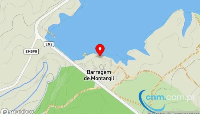 Praia Fluvial Montargil -  Mapa - Montargil