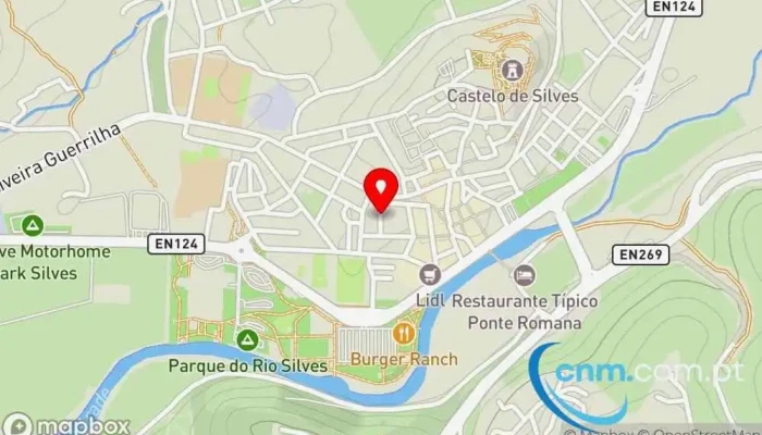 mapa de R. do Correio  em Silves