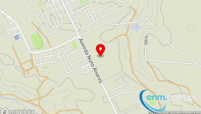mapa de Santa Margarida  em Santa Margarida