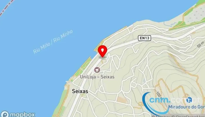 Seixas -  Mapa - Seixas