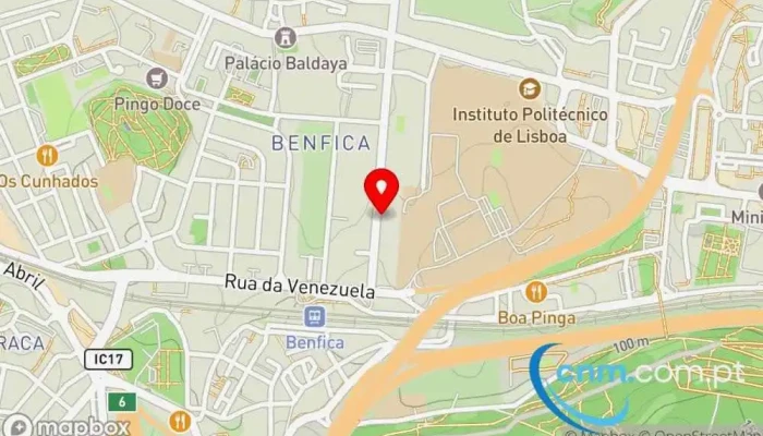 mapa de Serveasy Correios em Lisboa