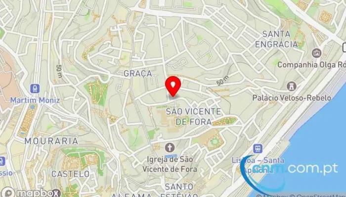 mapa de Sidoil-sociedade De Produtos Agrícolas Lda Correios em Lisboa