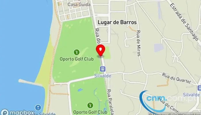 mapa de Silvalde Estação de trem em Espinho