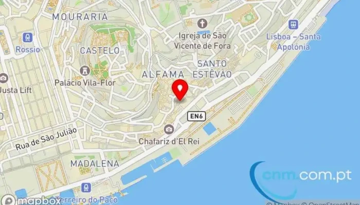 mapa de Sorriso mt Correios em Lisboa