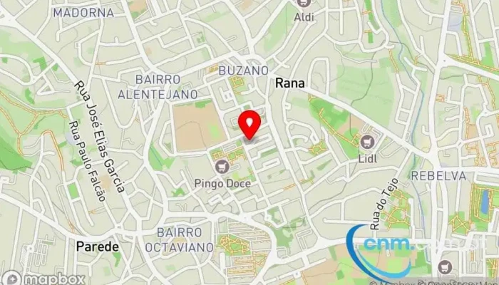 mapa de Tatebitate Correios em São Domingos de Rana