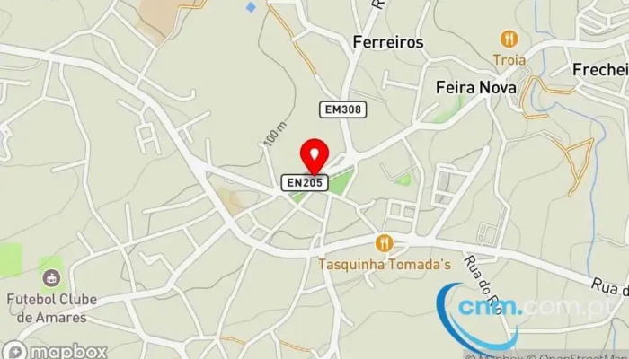 Taxis Ana Monteiro Amares Ferreiros Feira Nova Mapa - Ferreiros