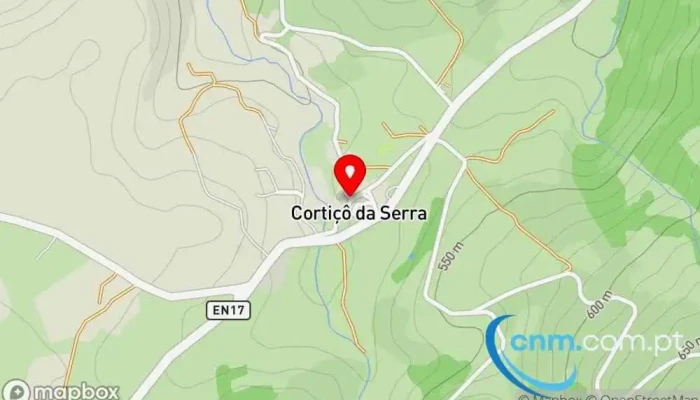 Uniao Das Freguesias De Cortico Da Serra Vide Entre Vinhas E Salgueirais Mapa - Cortiçô Da Serra
