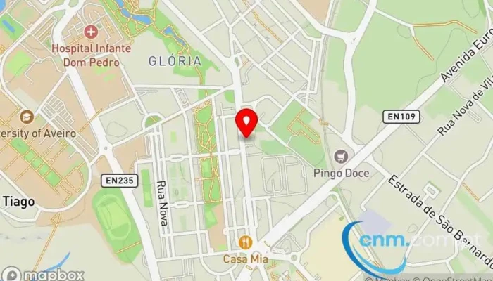 mapa de UPS Access Point Serviço de frete e correio, Serviço de entregas expresso em Aveiro