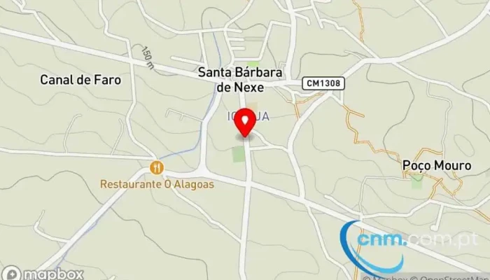 mapa de UPS Access Point Serviço de frete e correio, Serviço de entregas expresso em Faro