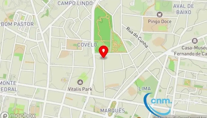 mapa de UPS Access Point Serviço de frete e correio, Serviço de entregas expresso em Porto