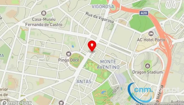 mapa de UPS Access Point Serviço de frete e correio, Serviço de entregas expresso em Porto