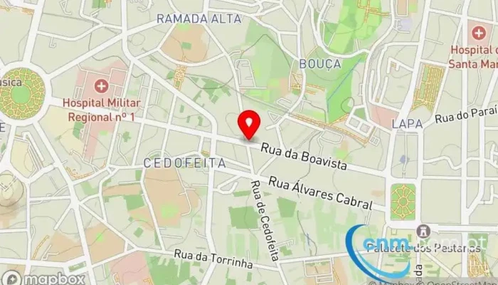 mapa de UPS Access Point Serviço de frete e correio, Serviço de entregas expresso em Porto