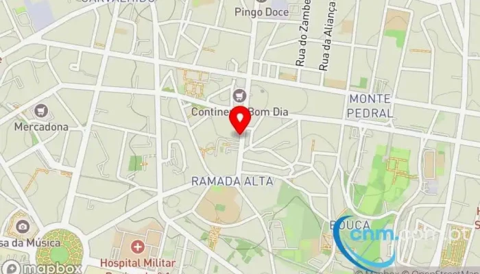 mapa de UPS Access Point Serviço de frete e correio, Serviço de entregas expresso em Porto