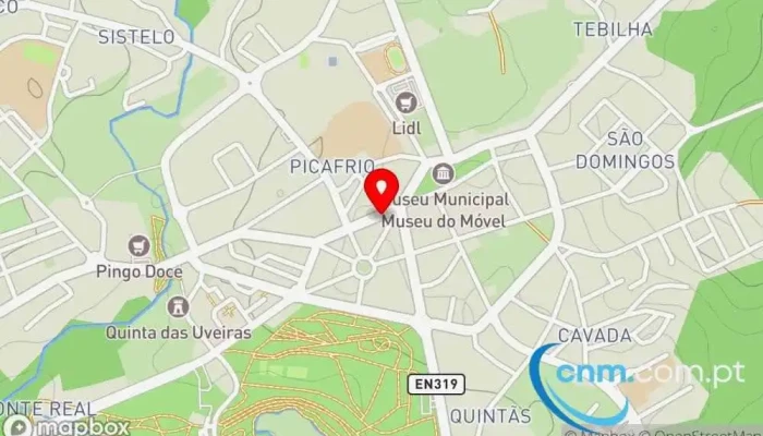 mapa de UPS Access Point Serviço de frete e correio, Serviço de entregas expresso em Paços de Ferreira