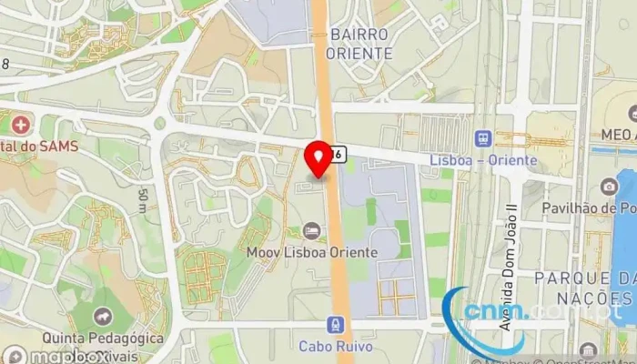 mapa de Way Pos, Lda Correios em Lisboa